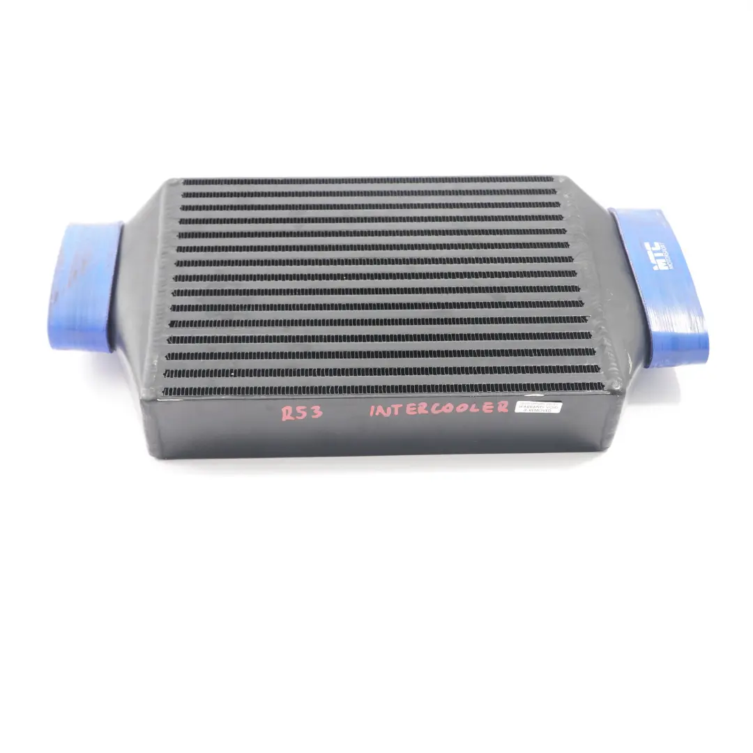 Upgraded Intercooler Mini Cooper S R53 MTC Motorsport Engine Supercharger Cooler to with Part number R53 Intercooler Upgraded Intercooler Mini Cooper S R53 MTC Motorsport Engine Supercharger Cooler - SKU R53 Intercooler-2 - Part number R53 Intercooler