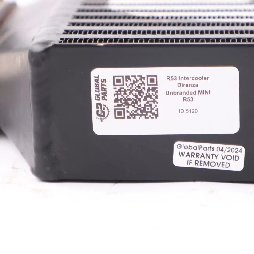 Upgraded Intercooler Mini Cooper S R53 Direnza Engine Supercharger Cooler to with Part number R53 Intercooler Upgraded Intercooler Mini Cooper S R53 Direnza Engine Supercharger Cooler - SKU R53 Intercooler Direnza - Part number R53 Intercooler