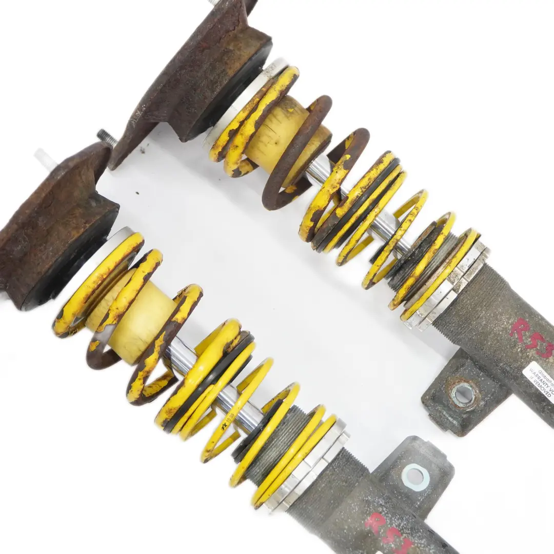 Mini R53 Spring Strut Set Front Left Right Suspension Shock Absorber Cooper S - SKU R53 Suspension Set - Part number R53 Suspension Set