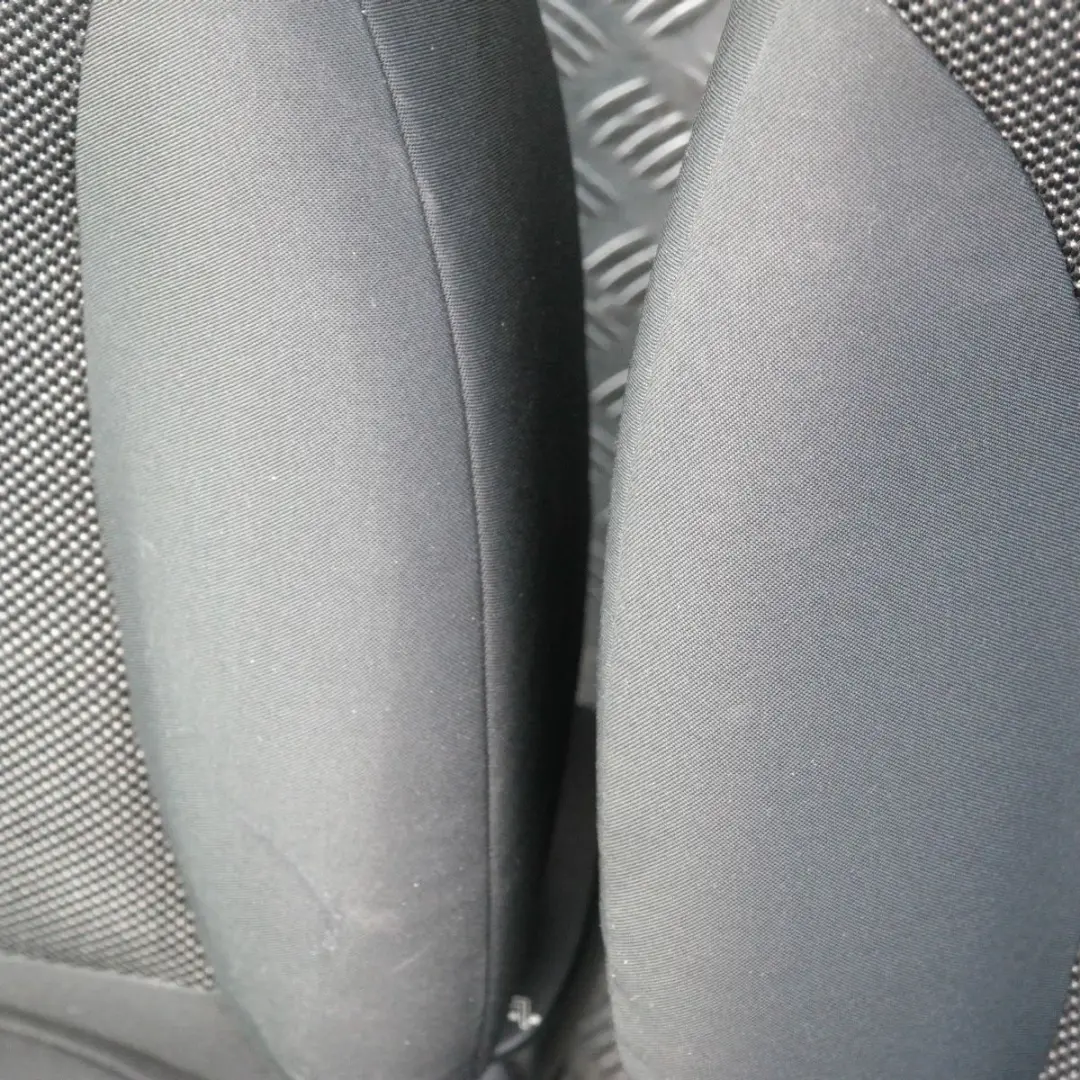 BMW Mini Cooper One Clubman R55 Black Cloth Interior Seats Airbag Stoff Cosmos - SKU R55 Cloth Seats Stoff Cosmos-1 - Part number R55 Cloth Seats Stoff Cosmos