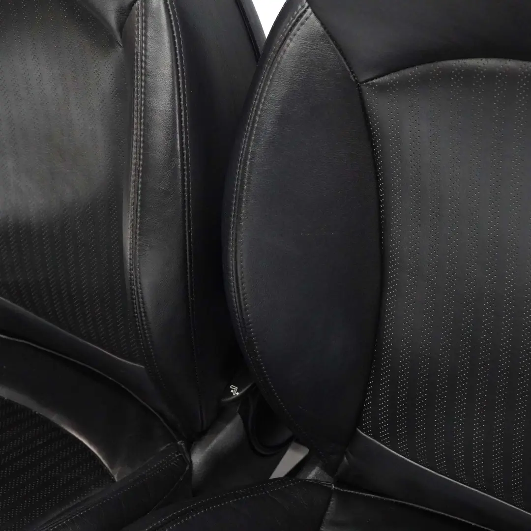  Leather Seats Mini Cooper Clubman Sports Full Black Interior Seat - SKU R55 Clubman Sports Full Leather Black Seats - Part number R55