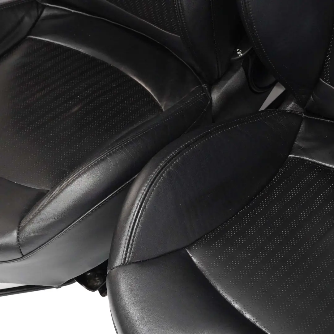  Leather Seats Mini Cooper Clubman Sports Full Black Interior Seat - SKU R55 Clubman Sports Full Leather Black Seats - Part number R55