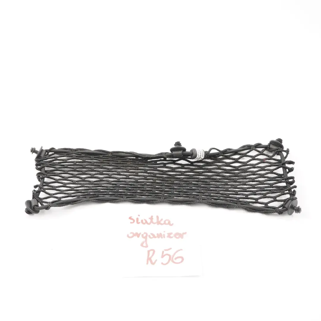 Mini Cooper One R55 R56 R57 Beifahrerseite Ablagefach Fracht netz - SKU R56 Cargo Net - Teilenummer R56 Cargo Net