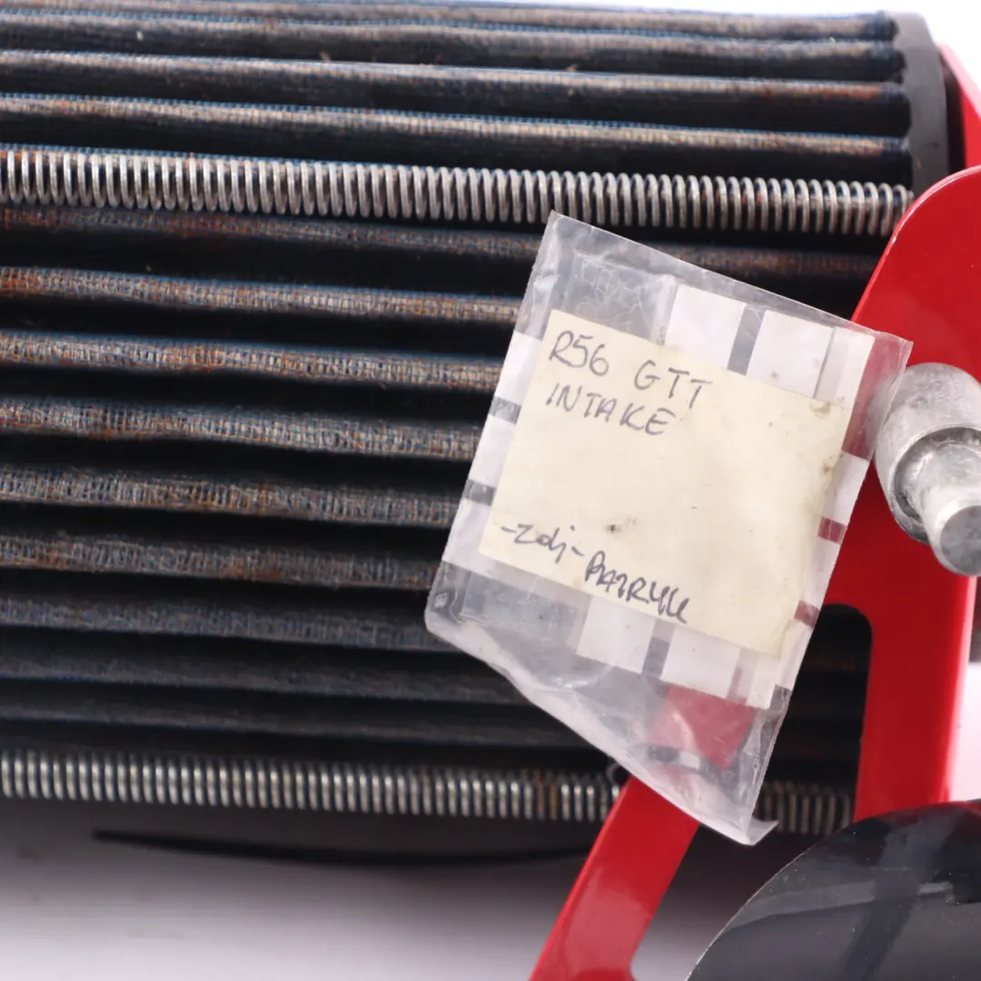 Intake Filter Mini R56 Cooper S N14 GTT Cold Ram Extreme Induction Pipe Kit to Air with Part number R56 GTT Intake Air Intake Filter Mini R56 Cooper S N14 GTT Cold Ram Extreme Induction Pipe Kit - SKU R56 GTT Intake - Part number R56 GTT Intake