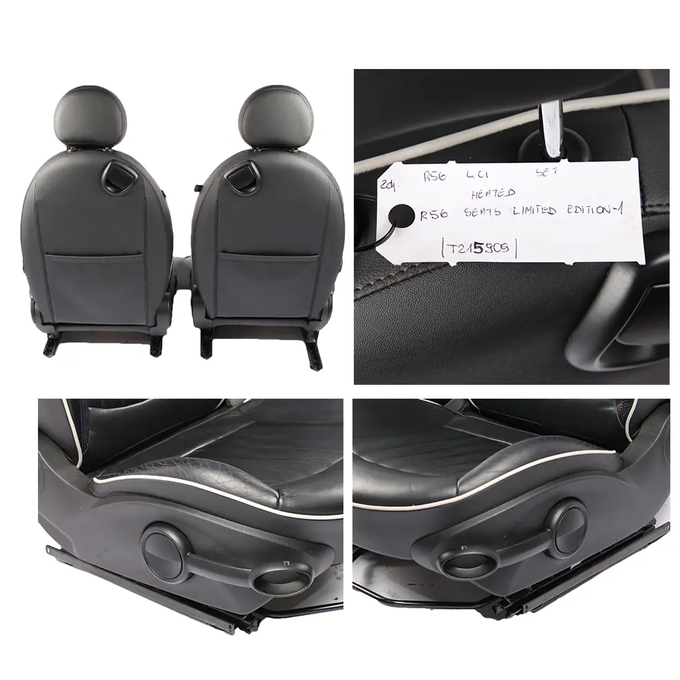  Seats Mini Cooper R56 Heated Sport Leather Seat Limited Edition London Olympic - SKU R56 Seats Limited Edition-1 - Part number R56 Seats Limited Edition