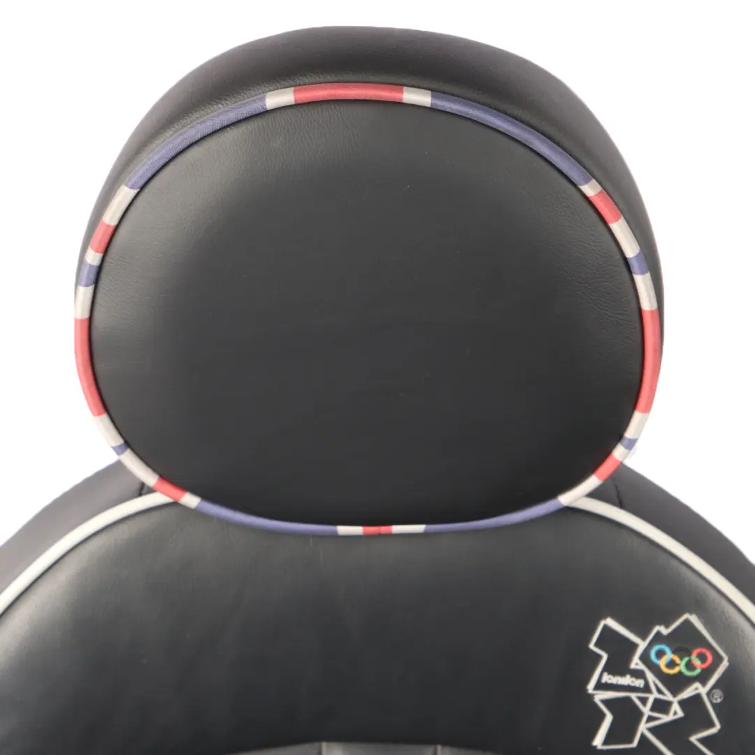 Seats Mini Cooper R56 Heated Sport Leather Seat Limited Edition London Olympic to with Part number R56 Seats Limited Edition Seats Mini Cooper R56 Heated Sport Leather Seat Limited Edition London Olympic - SKU R56 Seats Limited Edition-1 - Part number R56 Seats Limited Edition