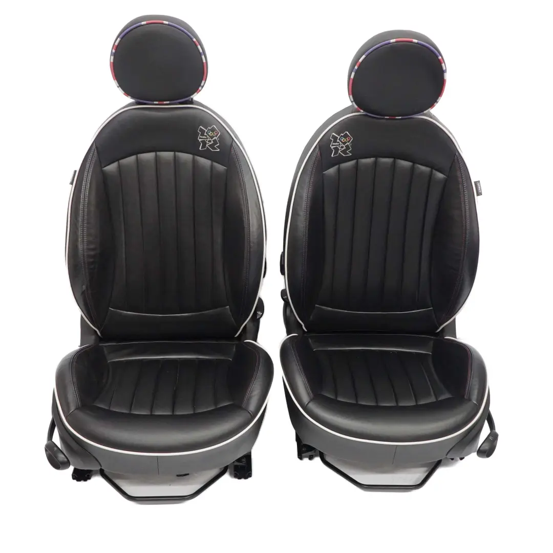  Seats Mini Cooper R56 Heated Sport Leather Seat Limited Edition London Olympic - SKU R56 Seats Limited Edition - Part number R56 Seats Limited Edition