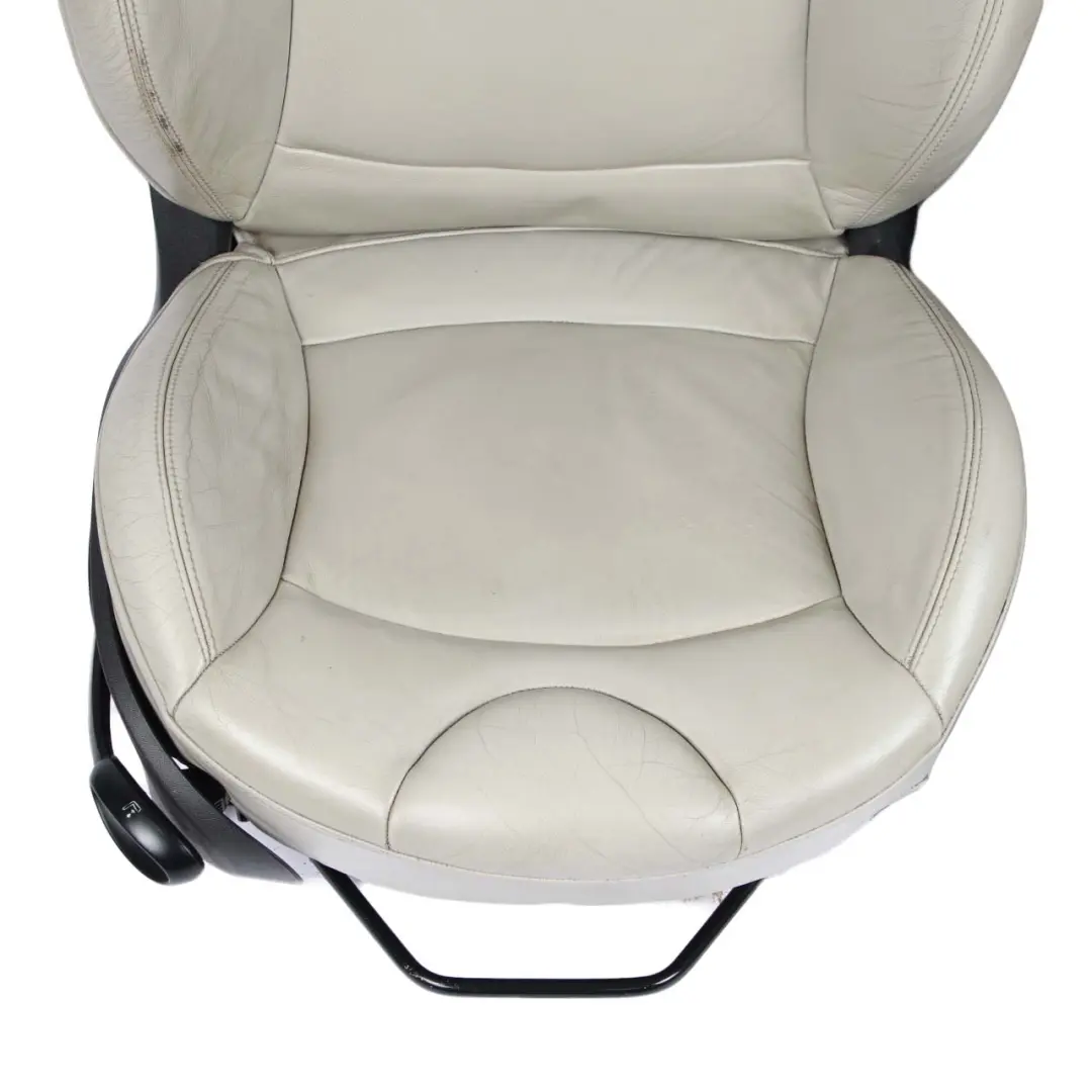 Set Sport Full Leather Grey Interior Seats Seat Front Rear to Mini Cooper One with Part number R56 Mini Cooper One Set Sport Full Leather Grey Interior Seats Seat Front Rear - SKU R56 Set Grey Leather Sport Seats - Part number R56