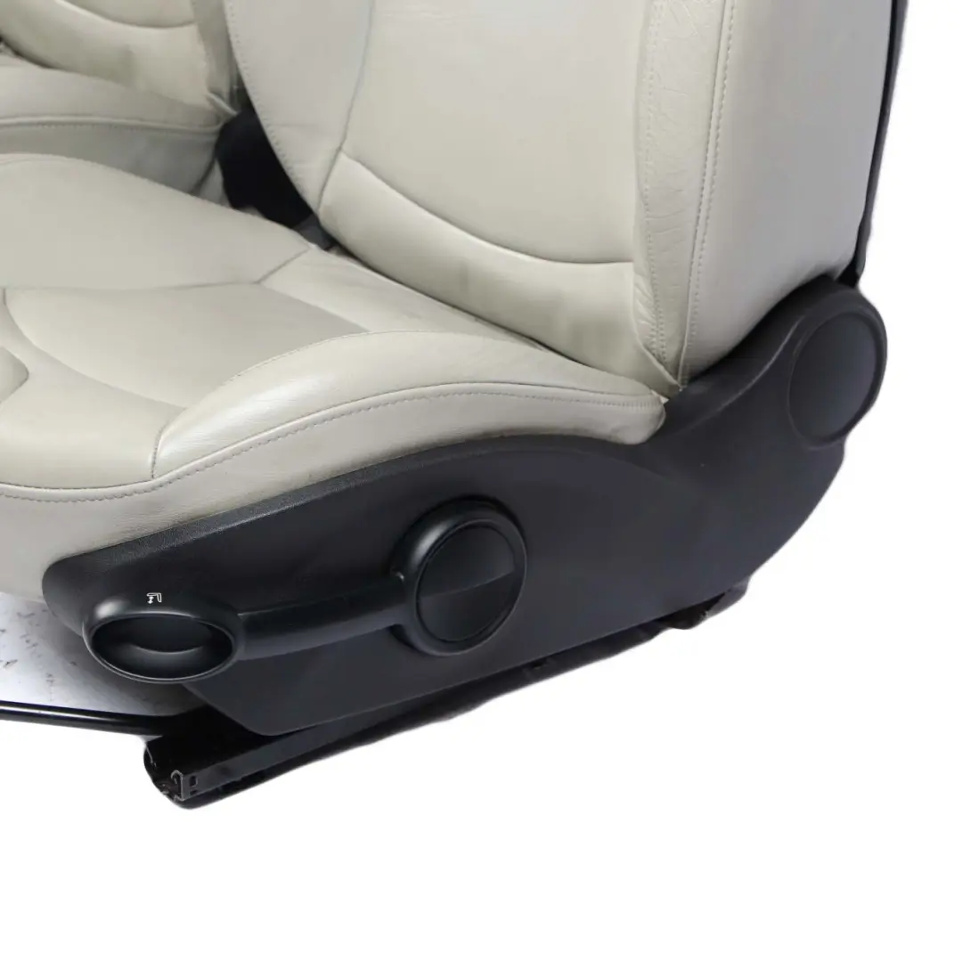 Set Sport Full Leather Grey Interior Seats Seat Front Rear to Mini Cooper One with Part number R56 Mini Cooper One Set Sport Full Leather Grey Interior Seats Seat Front Rear - SKU R56 Set Grey Leather Sport Seats - Part number R56