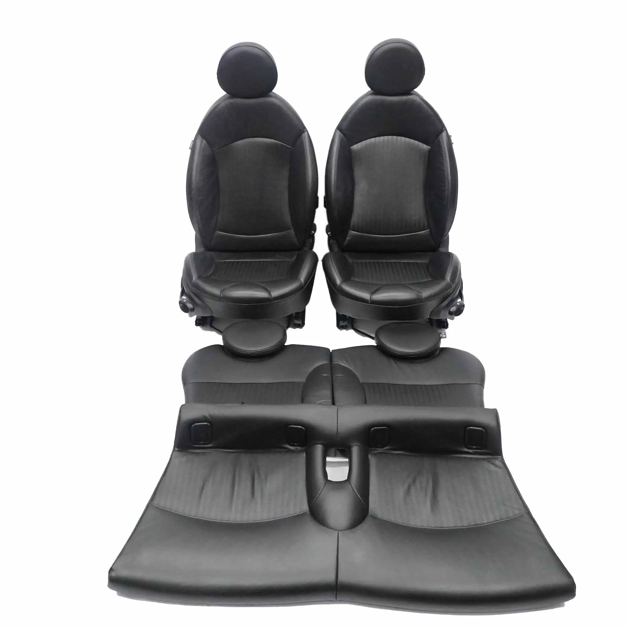 Mini Cooper R56 Heated Sport Full Leather Black Interior Seats Front Rear Seat