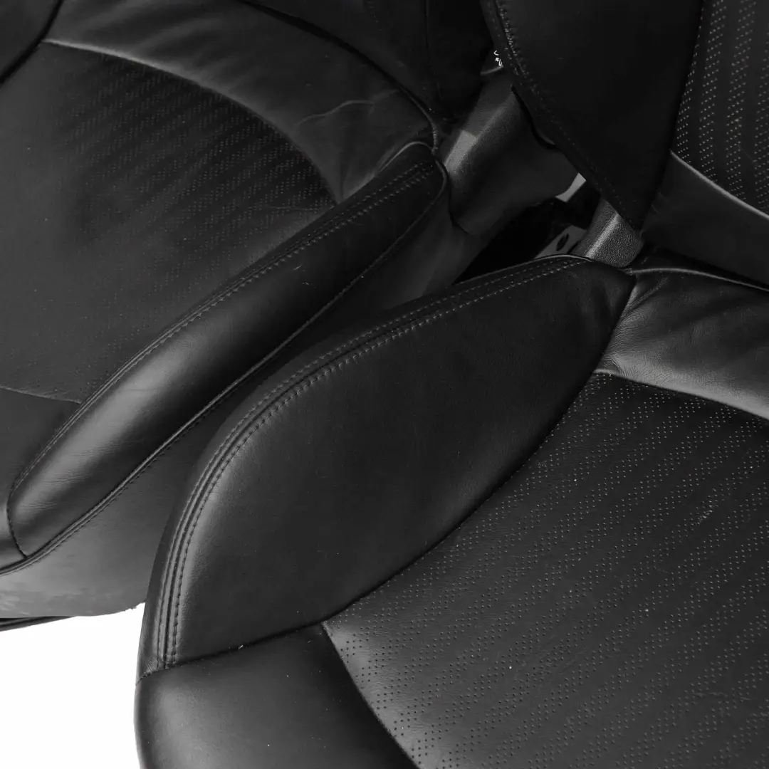 Asientos Deportivos Interiores Negros Calefactables para Mini Cooper con número de pieza R56 Mini Cooper Asientos Deportivos Interiores Negros Calefactables - SKU R56 Sports Full Leather Black Seats-2 - Número de pieza R56