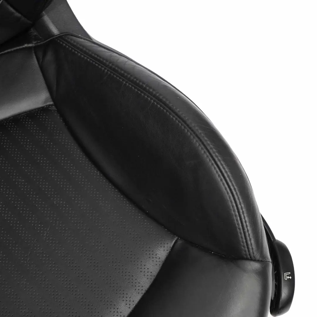 Heated Sport Full Leather Black Interior Seats Front Rear Seat to Mini Cooper with Part number R56 Mini Cooper Heated Sport Full Leather Black Interior Seats Front Rear Seat - SKU R56 Sports Full Leather Black Seats-2 - Part number R56