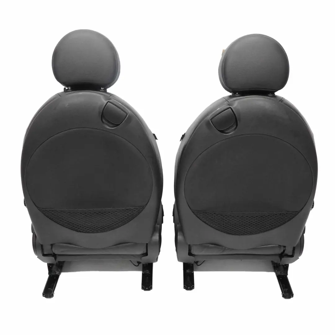 Heated Sport Full Leather Black Interior Seats Front Rear Seat to Mini Cooper with Part number R56 Mini Cooper Heated Sport Full Leather Black Interior Seats Front Rear Seat - SKU R56 Sports Full Leather Black Seats-2 - Part number R56