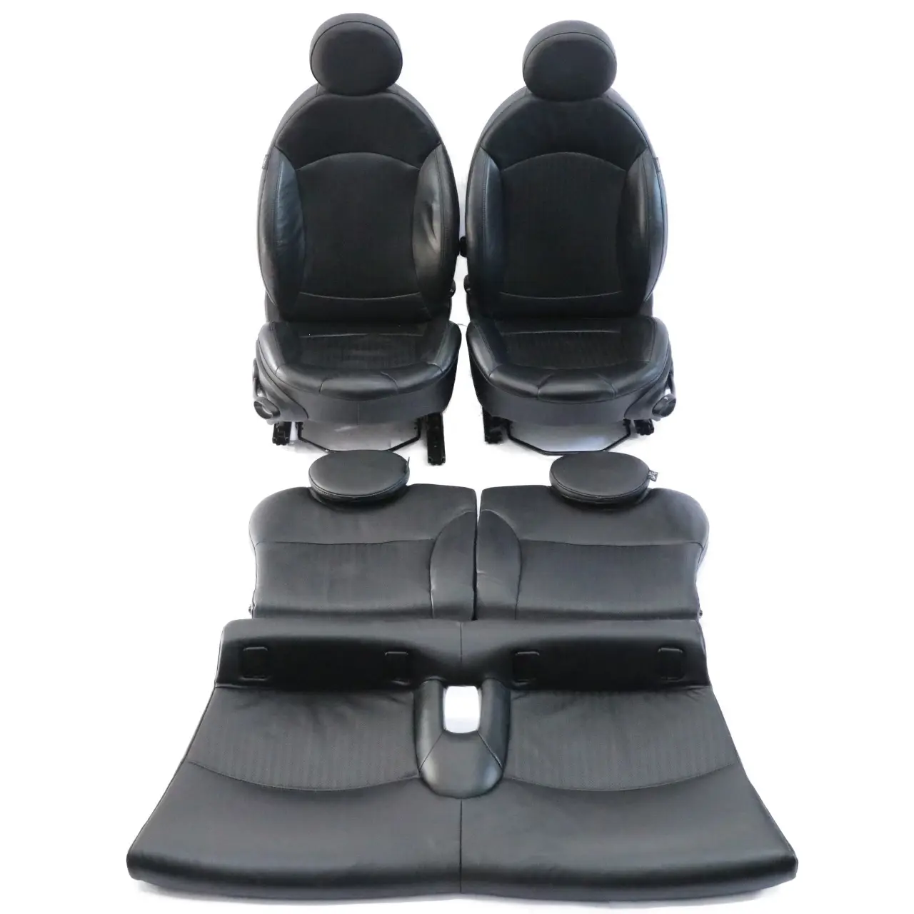 Mini R56 Sport Asientos cuero negro calefacción Asiento delantero trasero