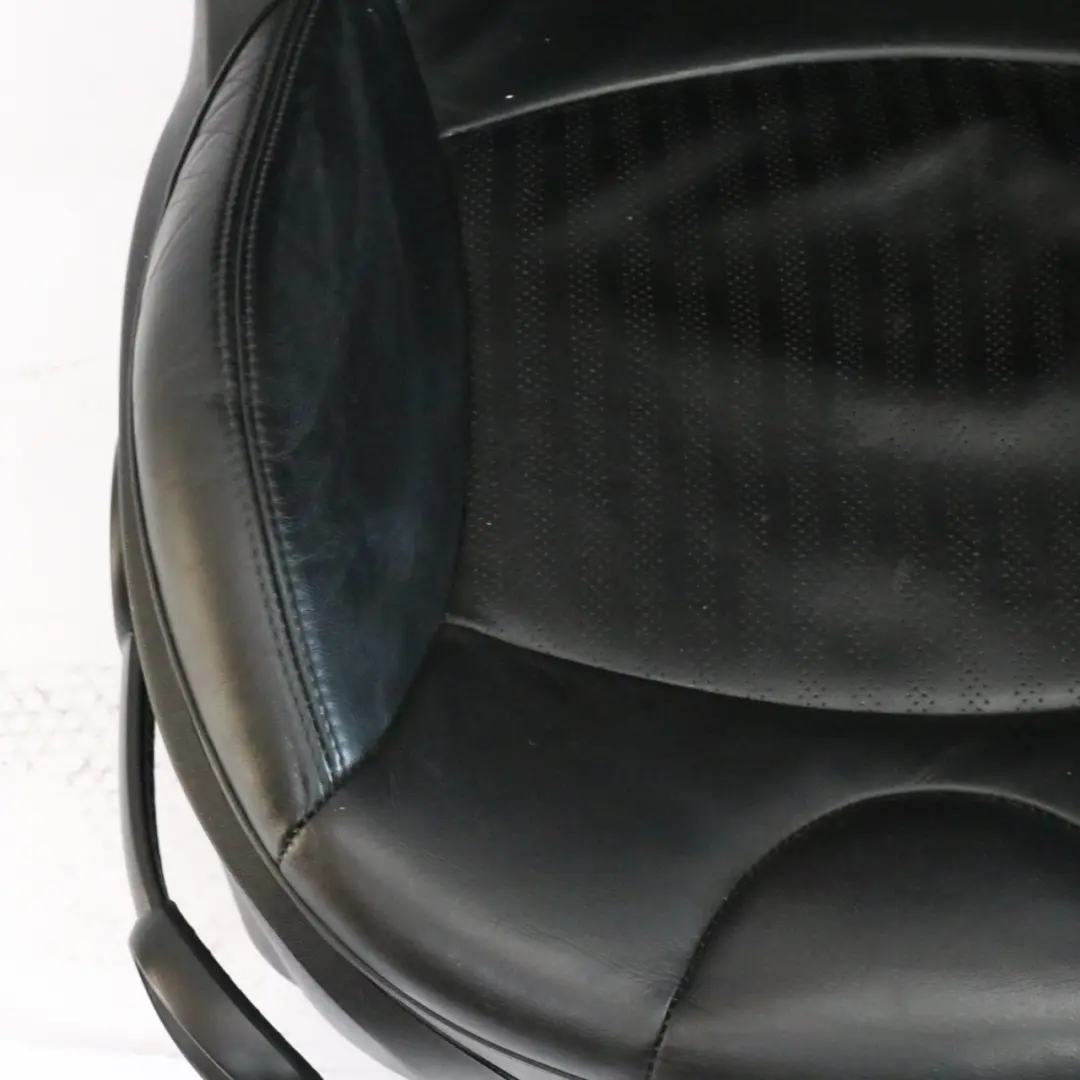 Mini Cooper R56 Sport Heated Full Black Leather Interior Seats Front Rear Seat - SKU R56 Sports Full Leather Black Seats - Part number R56 Sports Full Leather Black Seats
