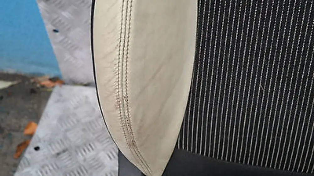 BMW Mini Cooper One Sports Half Leather Cream White Interior Seats Airbag - SKU R56 Sports Half Leather Cream White Seats - Part number R56