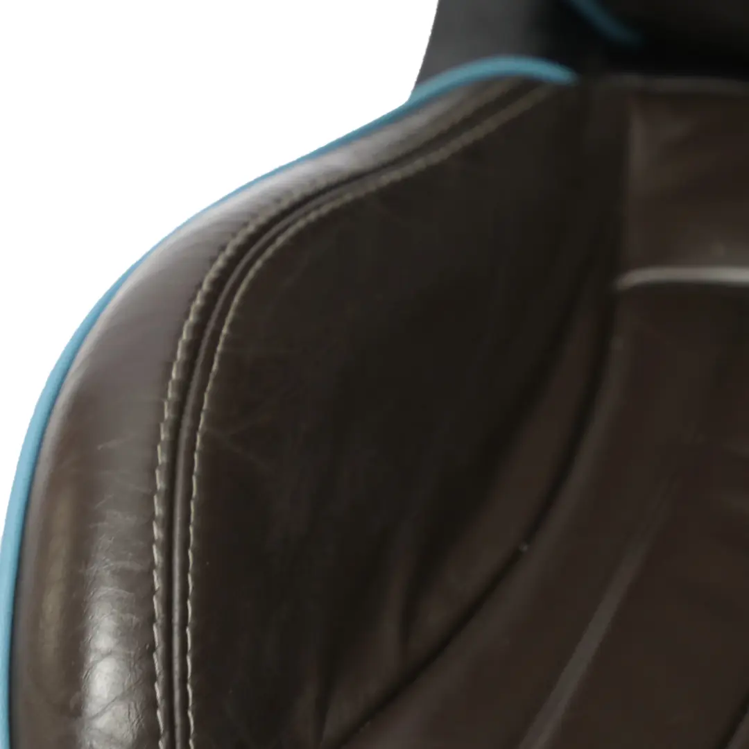 Mini R57 Convertible Leather Seats Heated Sport Lounge Dark Truffle Seat Set - SKU R57 Sport Leather Lounge - Part number R57 Sport Leather Lounge