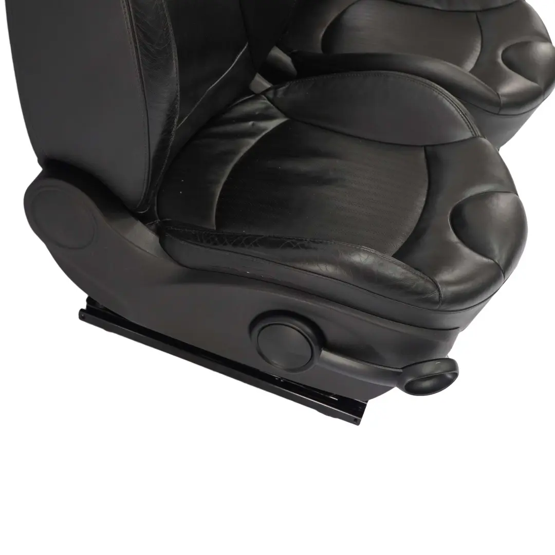 Heated Sport Full Leather Black Seats Seat Front Rear to Mini Cooper Cabrio with Part number R57 Mini Cooper Cabrio Heated Sport Full Leather Black Seats Seat Front Rear - SKU R57 Sports Full Leather Black Seats - Part number R57