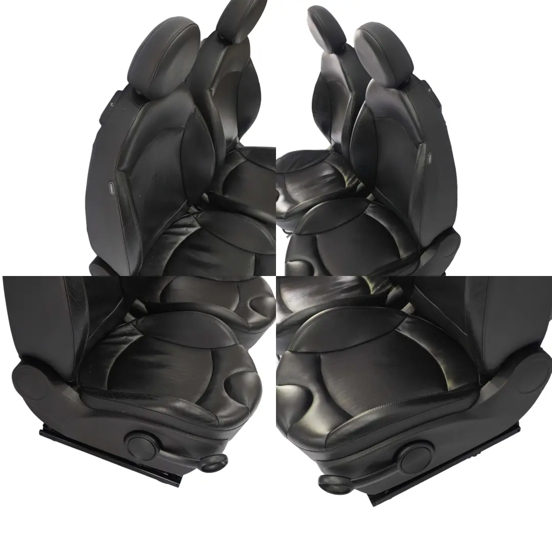 Mini Asientos Deportivos Calefactables Cuero Negro Asiento Delantero Trasero - SKU R57 Sports Full Leather Black Seats - Número de pieza R57