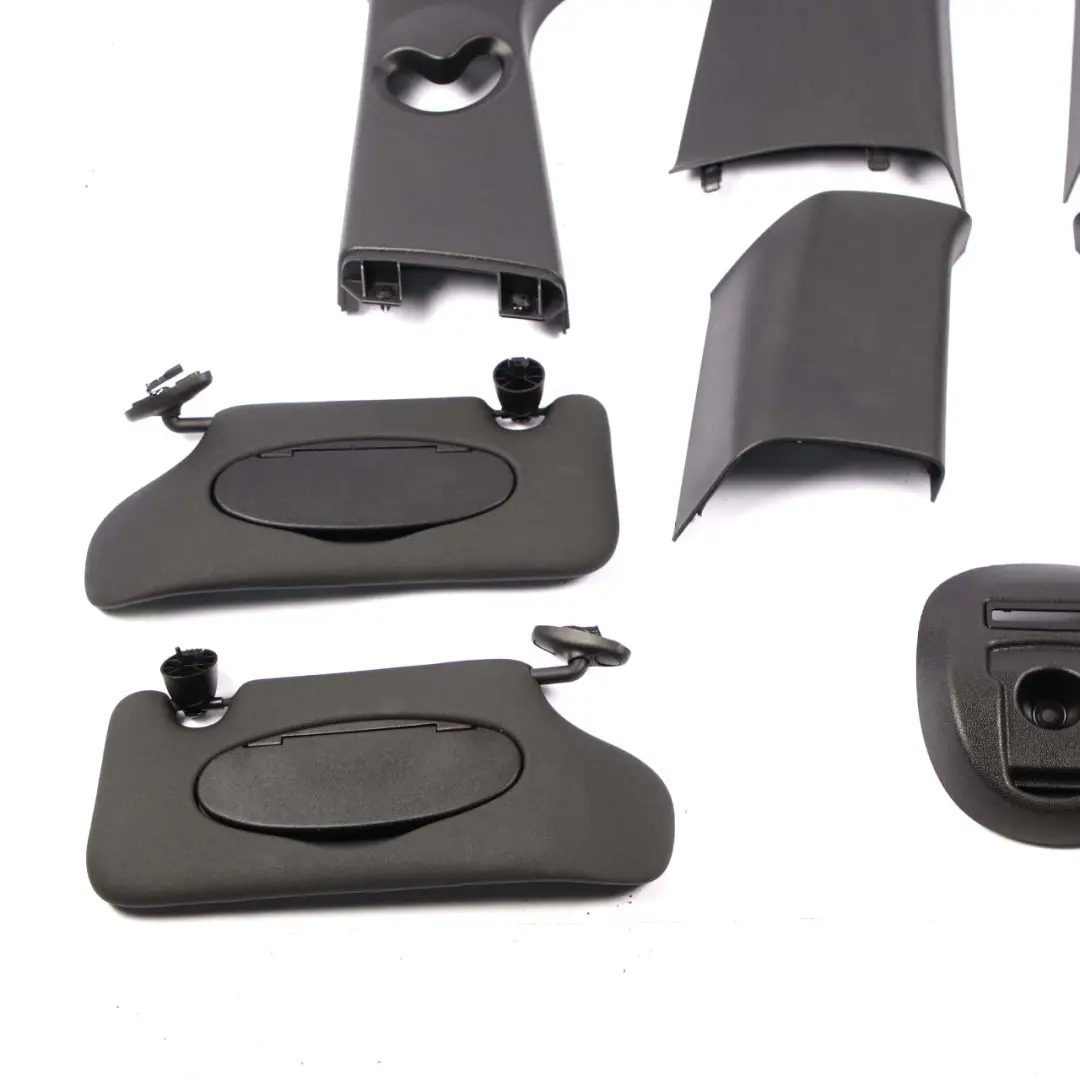  Pillar Set Mini R60 Countryman Interior Trims Panels Covers Black Sun Visors - SKU R60 Pillar Set - Part number R60 Pillar Set