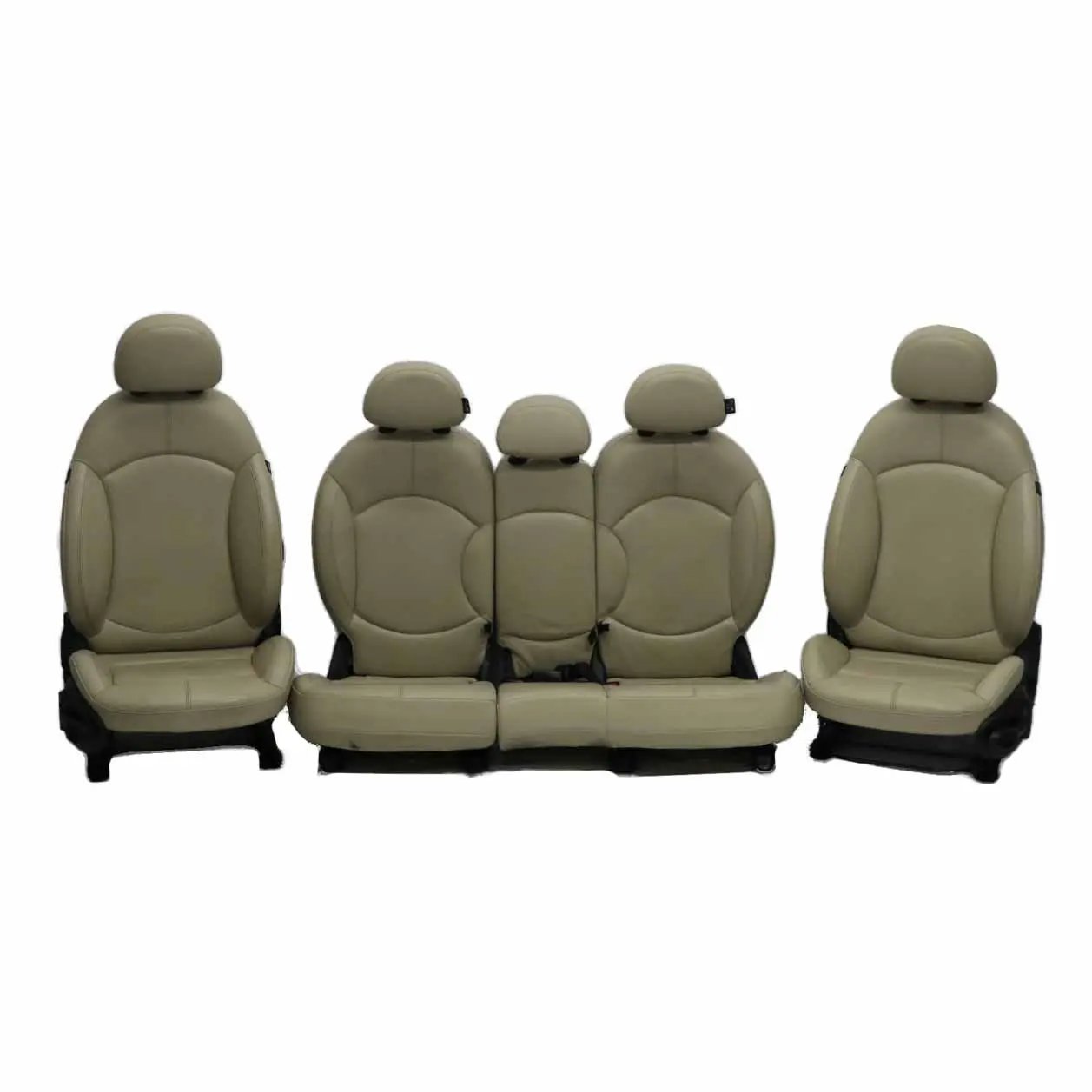 Asientos Calefactables Mini R60 Countryman Sport Asiento Cuero Beige Polar