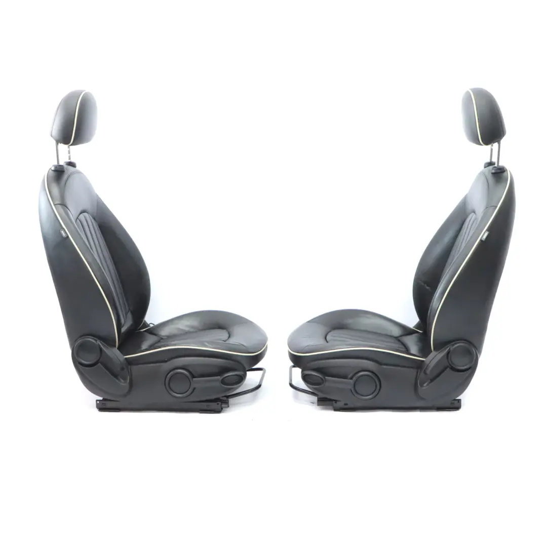 Heated Black Leather Lounge Interior Seats Mini Cooper Countryman Sport - SKU R60 Sport Heated Black Leather Seats (T9E1) - Part number R60