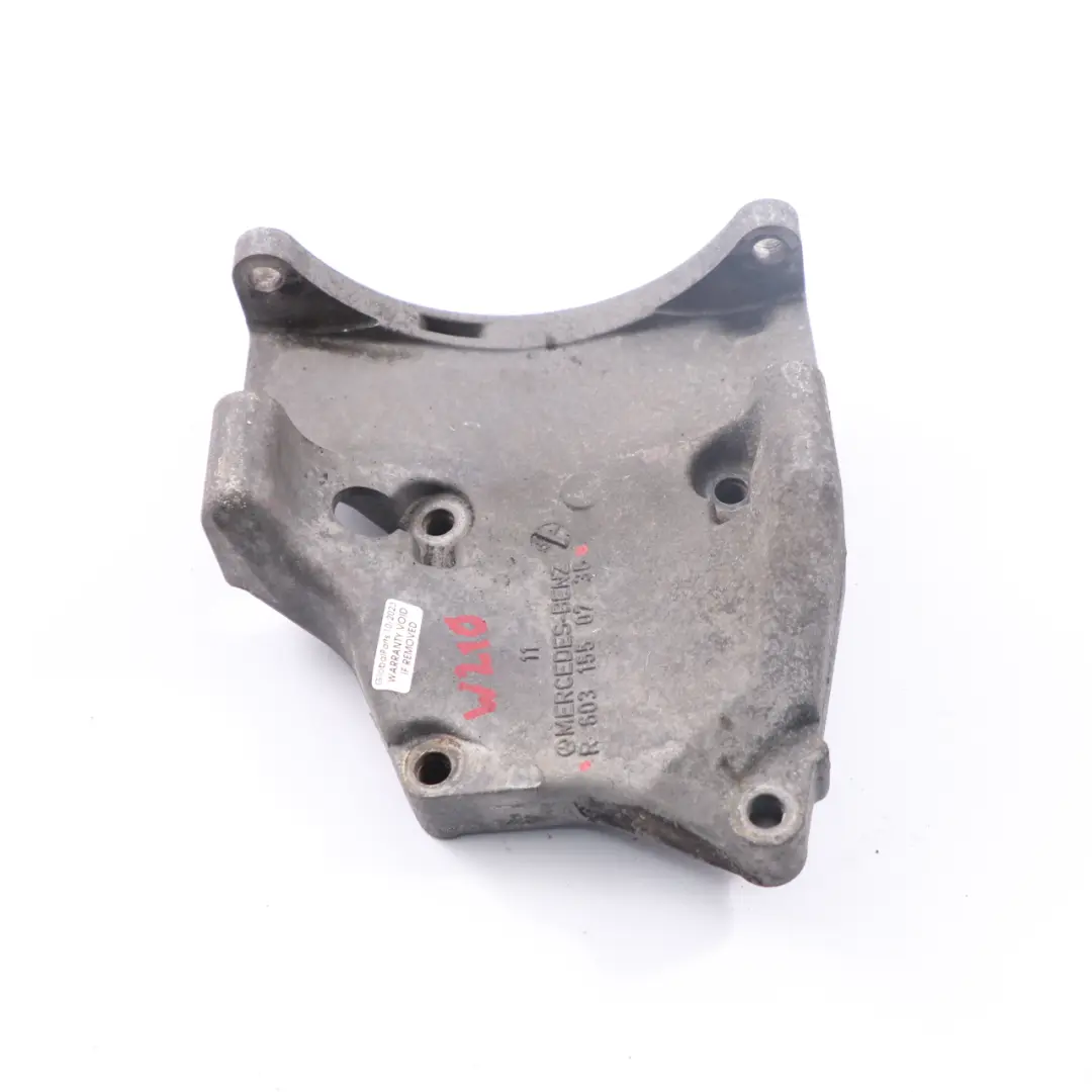 Alternator Mount Mercedes W210 W901 OM603 Diesel Engine Holder Mounting Bracket to with Part number R6031550735 Alternator Mount Mercedes W210 W901 OM603 Diesel Engine Holder Mounting Bracket - SKU R6031550735 - Part number R6031550735