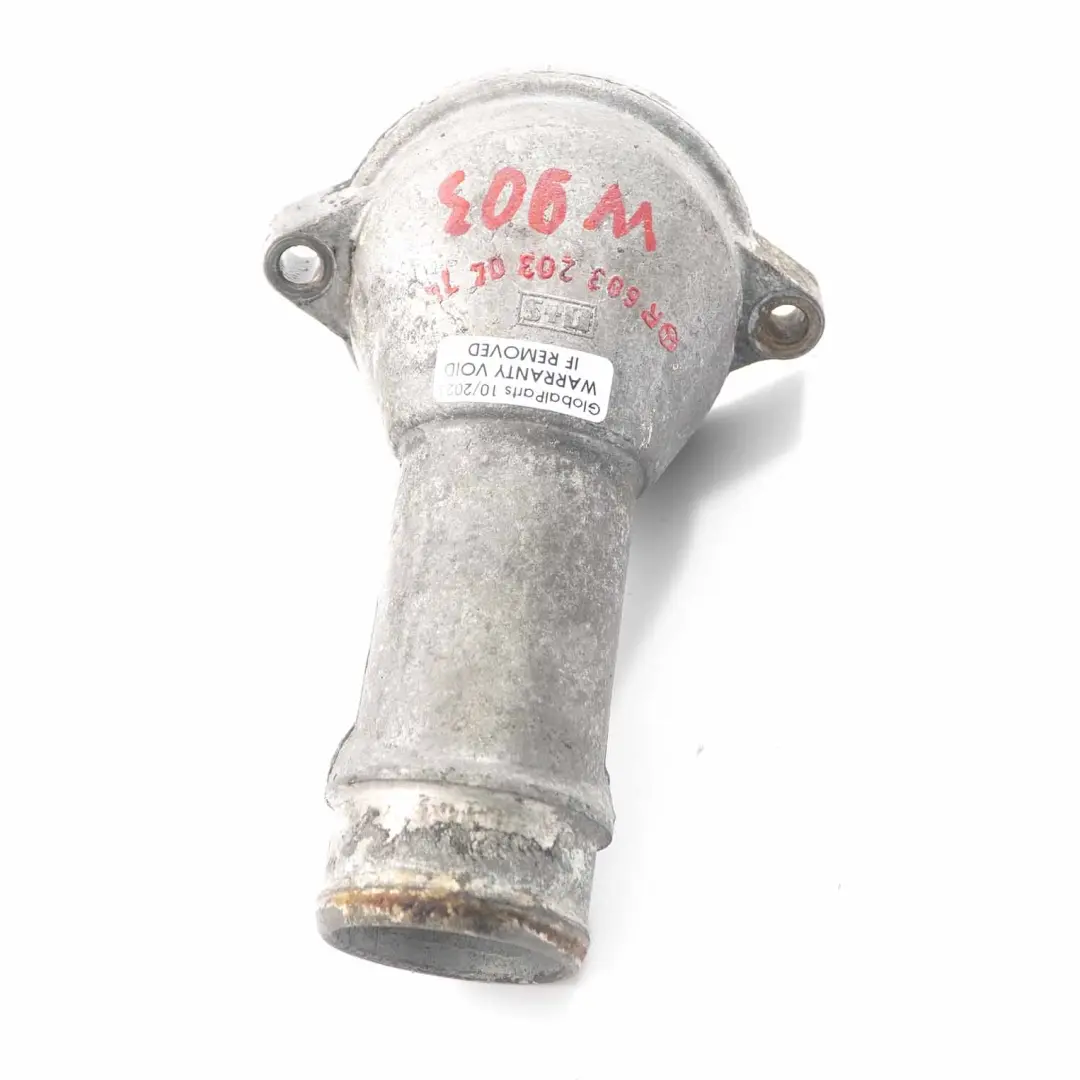 W903 Sprinter Coolant Thermostat Housing Flange to Mercedes with Part number R6032030474 Mercedes W903 Sprinter Coolant Thermostat Housing Flange - SKU R6032030474 - Part number R6032030474