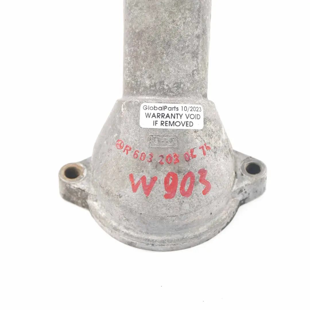 W903 Sprinter Kühlmittelthermostat Gehäuse Flansch für Mercedes mit Teilenummer R6032030474 Mercedes W903 Sprinter Kühlmittelthermostat Gehäuse Flansch - SKU R6032030474 - Teilenummer R6032030474