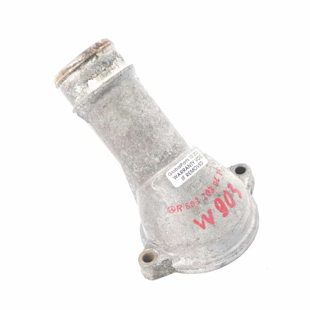 W903 Sprinter Kühlmittelthermostat Gehäuse Flansch für Mercedes mit Teilenummer R6032030474 Mercedes W903 Sprinter Kühlmittelthermostat Gehäuse Flansch - SKU R6032030474 - Teilenummer R6032030474