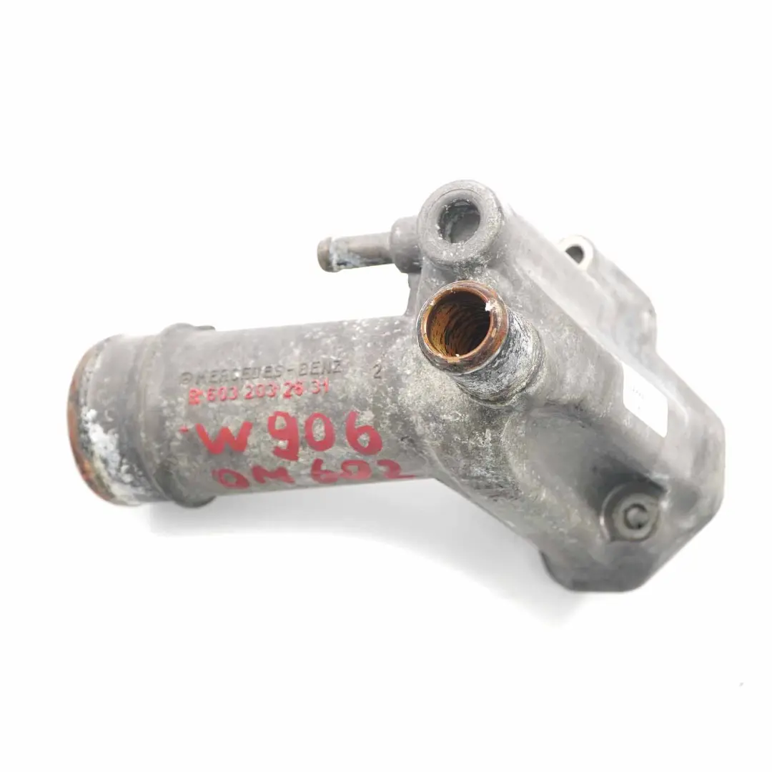 Mercedes W906 OM602 Motore Flangia di raffreddamento Tubo flessibile - SKU R6032032631 - Numero di parte R6032032631