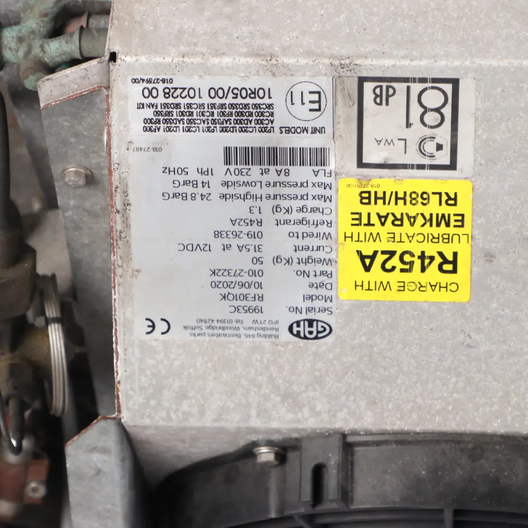 Mercedes Vito W639 GAH Fridge Freezer Refrigeration Fan Installation Kit - SKU RF301QK - Part number RF301QK