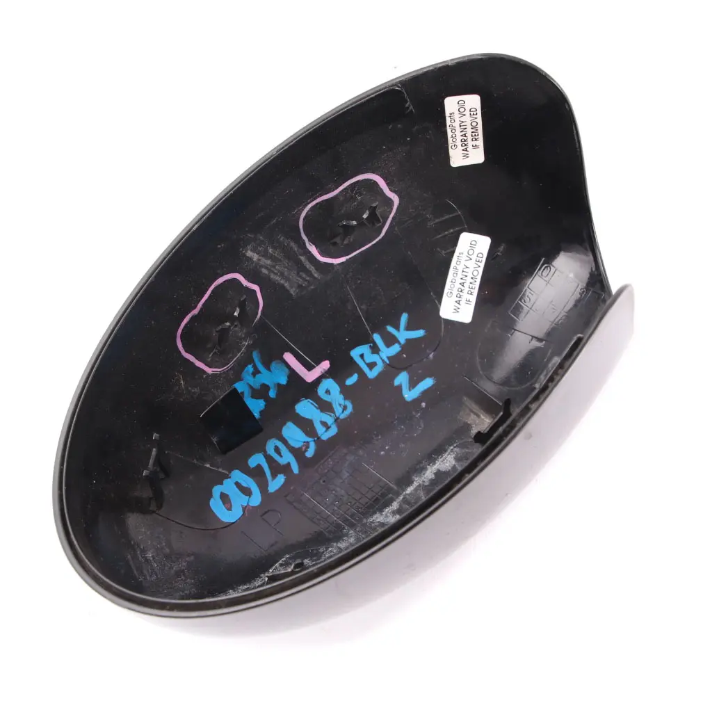 Wing Mirror Cover Mini R50 R53 2 Cap Casing Housing Left N/S Black to with Part number 0029988 Wing Mirror Cover Mini R50 R53 2 Cap Casing Housing Left N/S Black - SKU rhd-0029988-BLK2 - Part number 0029988