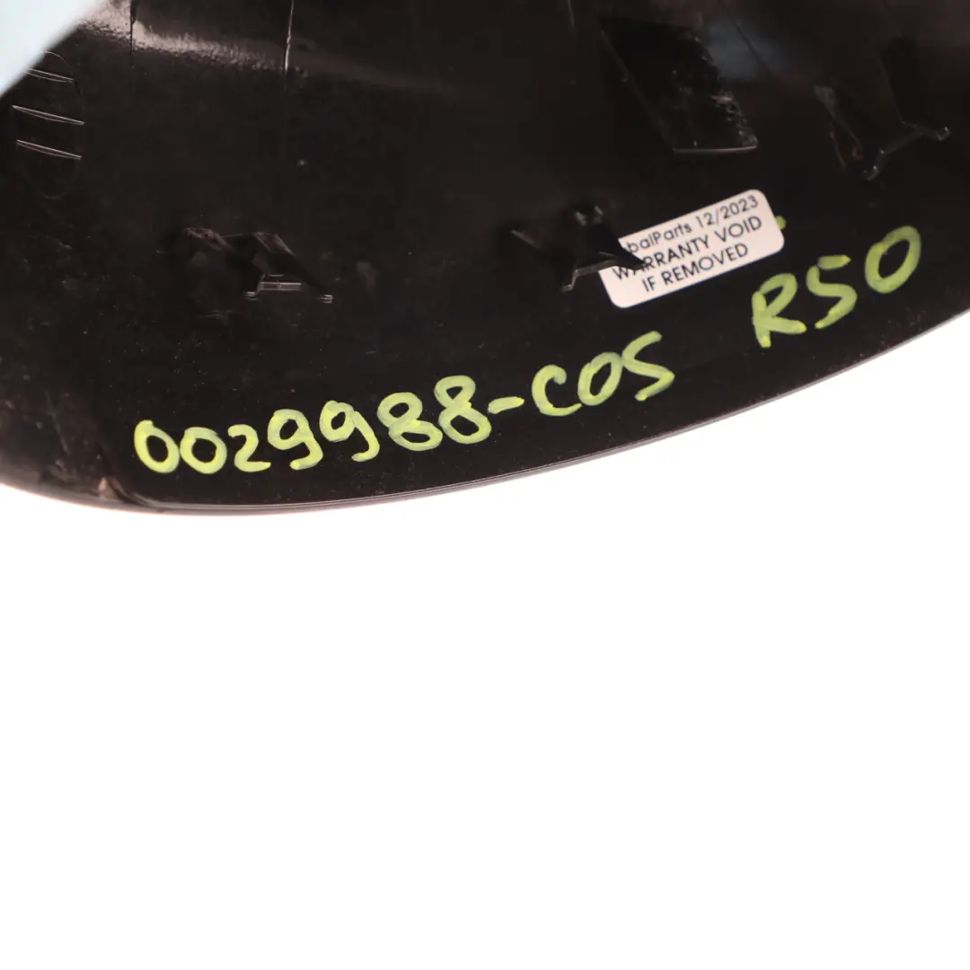 Wing Mirror Cover Mini R50 R53 Cap Housing Left N/S Cosmos Black Metallic - 303 to with Part number 0029988 Wing Mirror Cover Mini R50 R53 Cap Housing Left N/S Cosmos Black Metallic - 303 - SKU rhd-0029988-COS - Part number 0029988