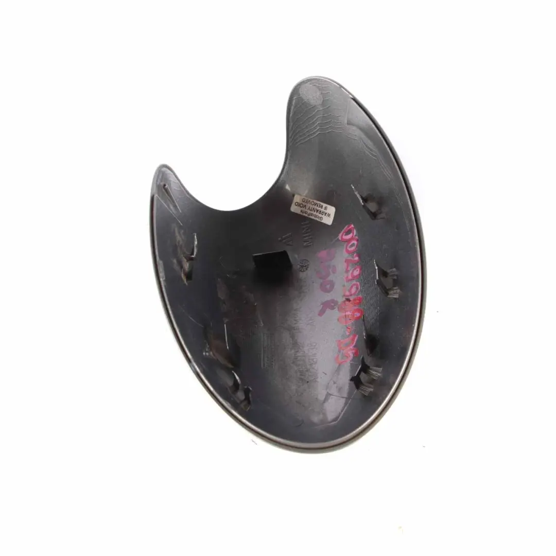 Cap Casing Right O/S Mirror Wing Dark Silver 871 to Mini Cooper R50 R53 Cover with Part number 0029988 Mini Cooper R50 R53 Cover Cap Casing Right O/S Mirror Wing Dark Silver 871 - SKU rhd-0029988-DS - Part number 0029988