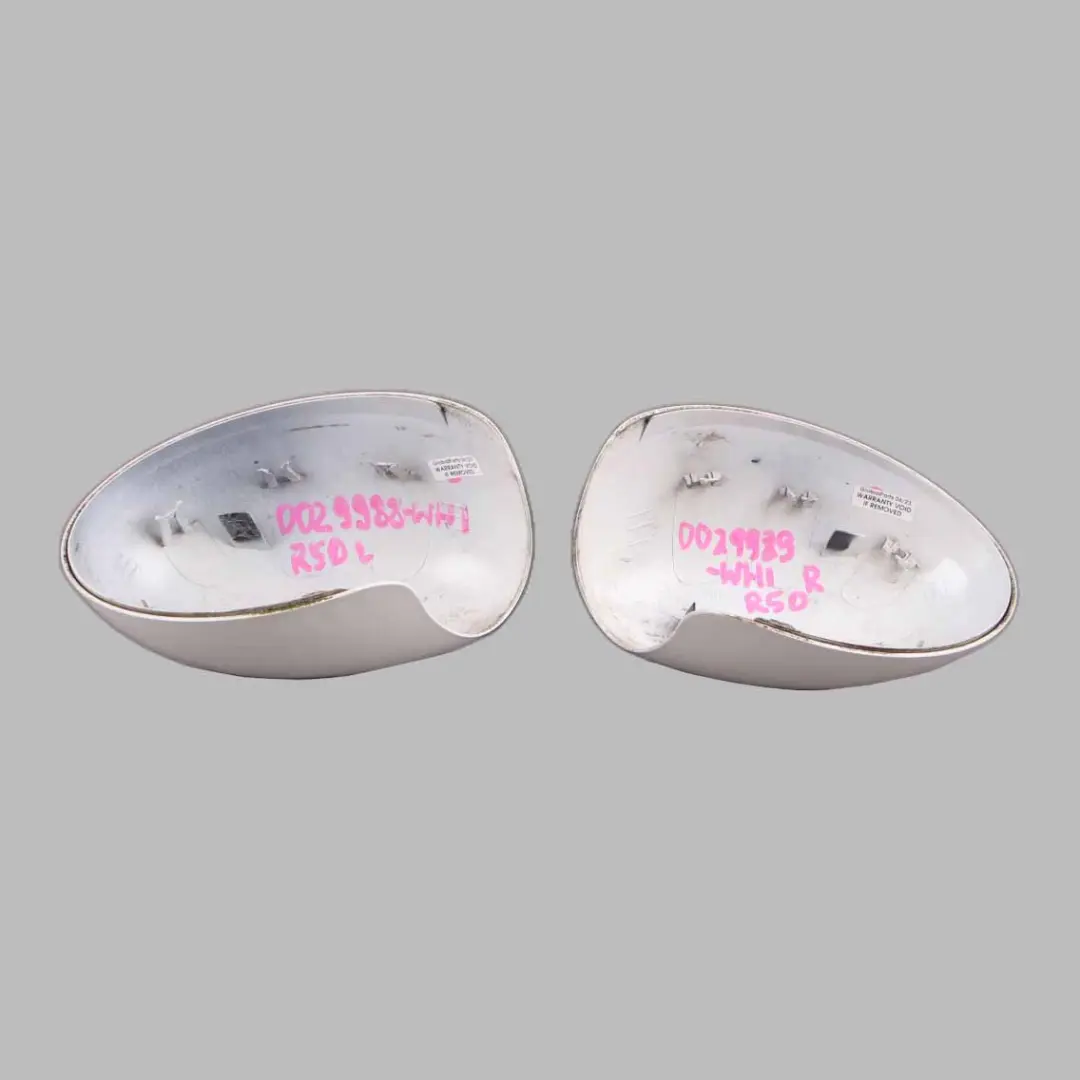  Wing Mirror Cover Mini Cooper One R50 R53 Cap Casing Left Right N/O/S White Set - SKU rhd-0029988-WHI2 - Part number 0029988