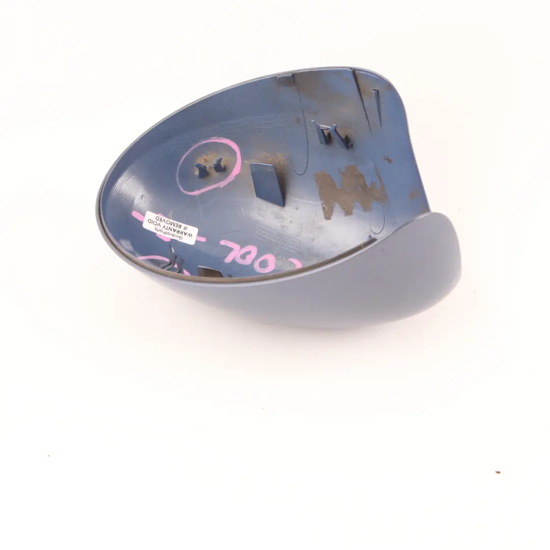 Wing Mirror Cover Mini Cooper R50 R53 Cap Casing Right O/S Door Cool Blue - A27 to with Part number 0029989 Wing Mirror Cover Mini Cooper R50 R53 Cap Casing Right O/S Door Cool Blue - A27 - SKU rhd-0029989-COOL - Part number 0029989