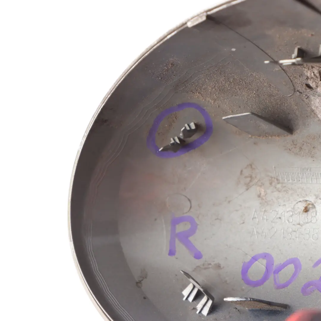  Wing Mirror Mini Cooper R50 R53 Cover Cap Casing Right O/S Sparkling Silver A60 - SKU rhd-0029989-SS - Part number 0029989