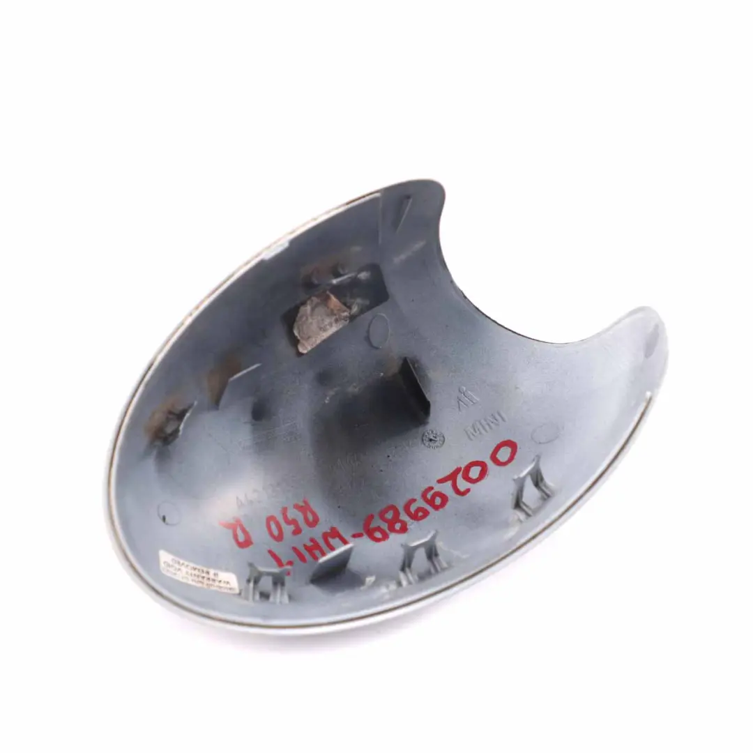 Wing Mirror Cover Mini Cooper R50 R52 R53 Cap Casing Right O/S White to with Part number 0029989 Wing Mirror Cover Mini Cooper R50 R52 R53 Cap Casing Right O/S White - SKU rhd-0029989-WHI1 - Part number 0029989