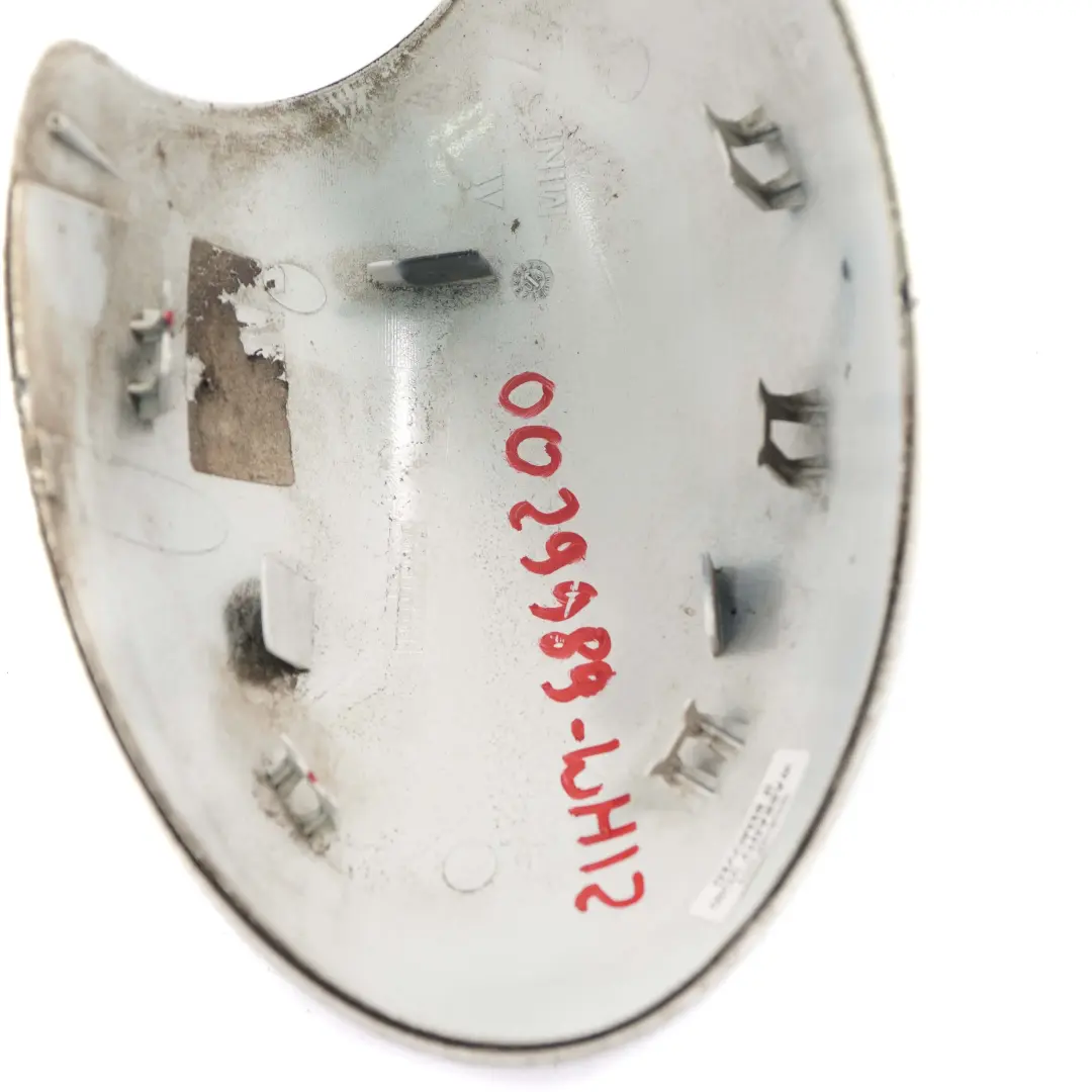 Mini Cooper R50 R52 R53 2 Cover Cap Casing Right O/S Mirror Wing White - SKU rhd-0029989-WHI2 - Part number 0029989