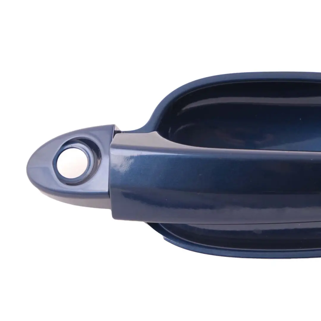 Recess Front Right Grab Handle O/S Mysticblau Metallic Mystic Blue to BMW E60 E61 with Part number 0154341 BMW E60 E61 Recess Front Right Grab Handle O/S Mysticblau Metallic Mystic Blue - SKU rhd-0154341-MYS - Part number 0154341
