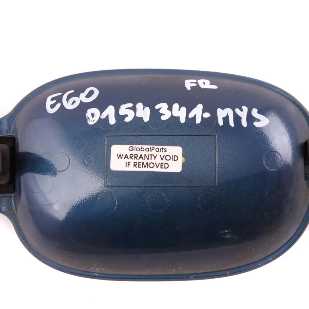 Recess Front Right Grab Handle O/S Mysticblau Metallic Mystic Blue to BMW E60 E61 with Part number 0154341 BMW E60 E61 Recess Front Right Grab Handle O/S Mysticblau Metallic Mystic Blue - SKU rhd-0154341-MYS - Part number 0154341