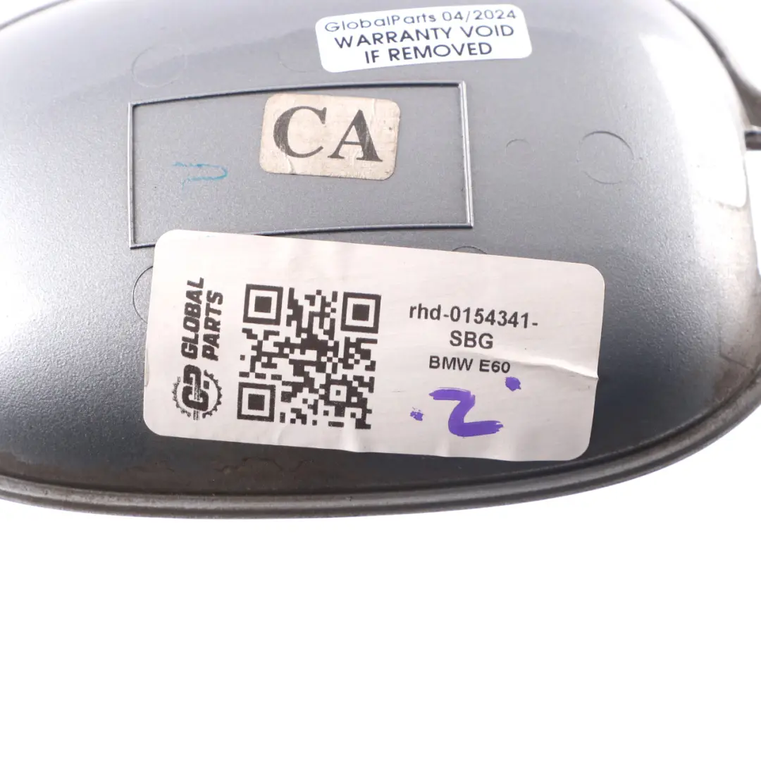 Recess Grab Handle BMW E60 E61 Door Front Right O/S Outside Silver Grey A08 to with Part number 0154341 Recess Grab Handle BMW E60 E61 Door Front Right O/S Outside Silver Grey A08 - SKU rhd-0154341-SBG - Part number 0154341