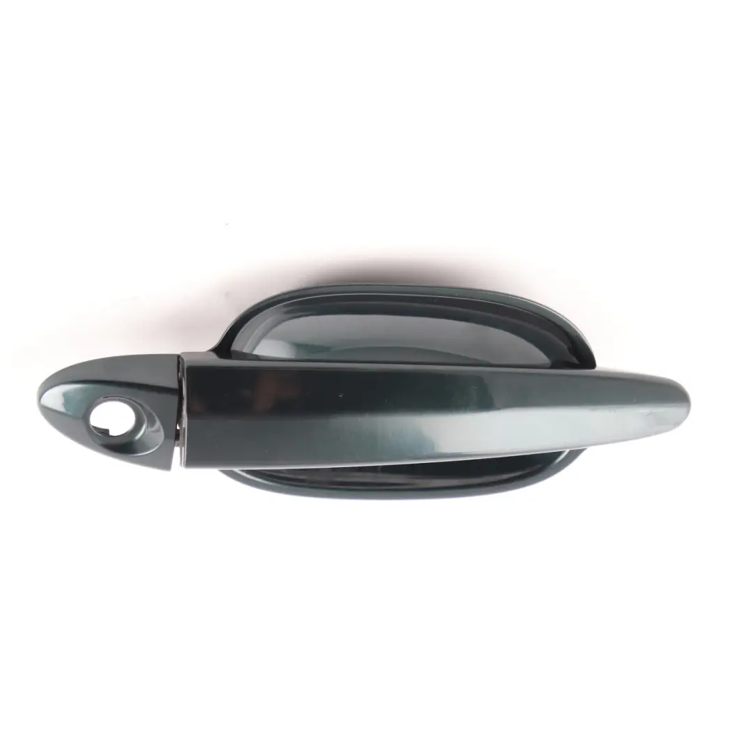  Door Handle BMW E60 E61 Recess Front Right Grab O/S Tiefgruen Metallic - A43 - SKU rhd-0154341-TB - Part number 0154341