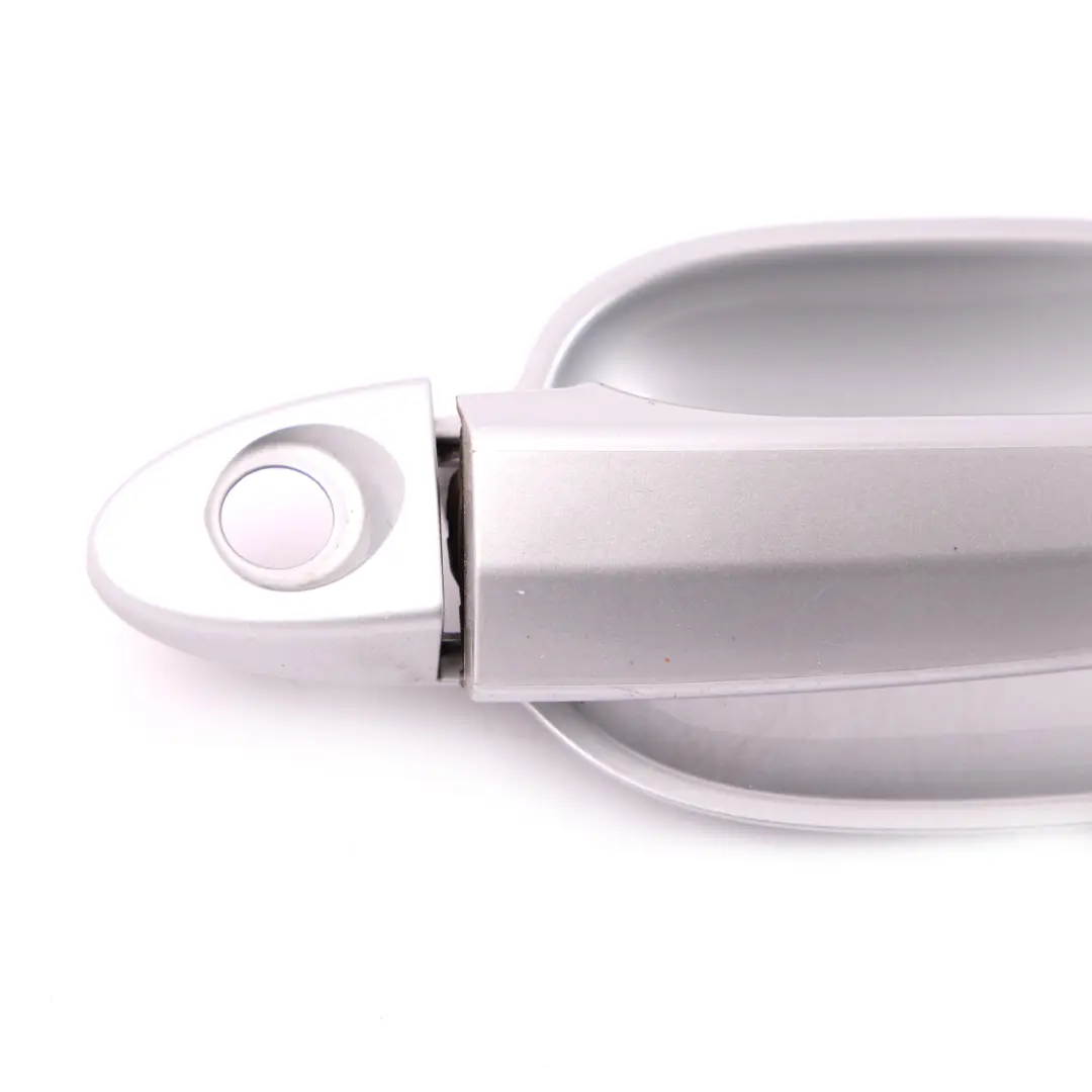 Recess Front Right Grab Handle O/S Titansilber Titanium Silver 354 to BMW E60 E61 with Part number 0154341 BMW E60 E61 Recess Front Right Grab Handle O/S Titansilber Titanium Silver 354 - SKU rhd-0154341-TS - Part number 0154341