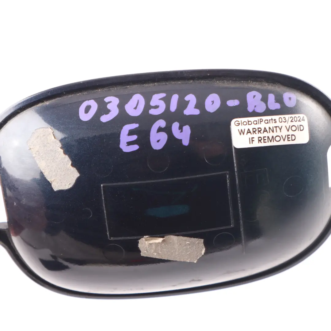 Door Handle BMW E63 E64 Right O/S Grab Base Blue Onyx Metallic - S11 to with Part number 0305120 Door Handle BMW E63 E64 Right O/S Grab Base Blue Onyx Metallic - S11 - SKU rhd-0305120-BLO - Part number 0305120