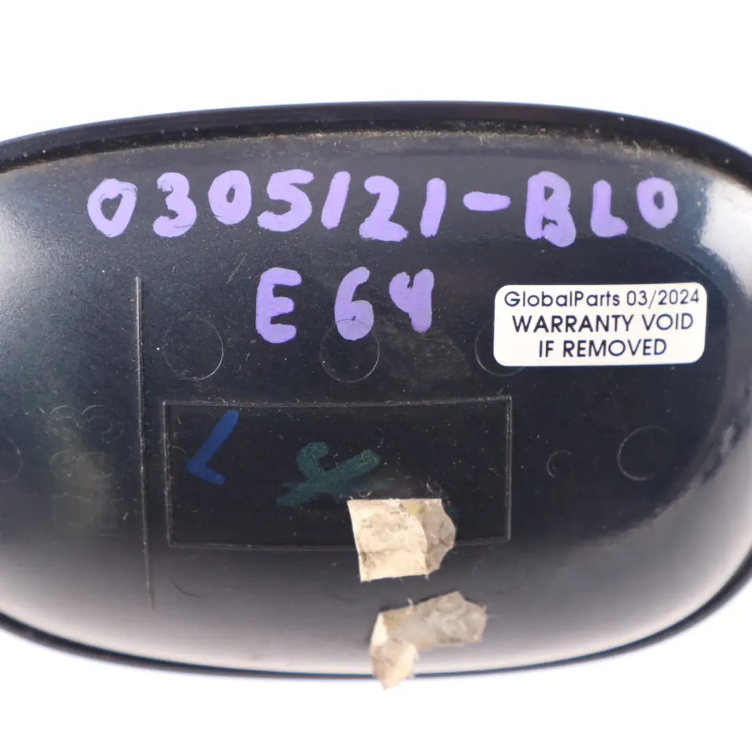 Door Handle BMW E63 E64 Left N/S Grab Base Blue Onyx Metallic - S11 to with Part number 0305121 Door Handle BMW E63 E64 Left N/S Grab Base Blue Onyx Metallic - S11 - SKU rhd-0305121-BLO - Part number 0305121