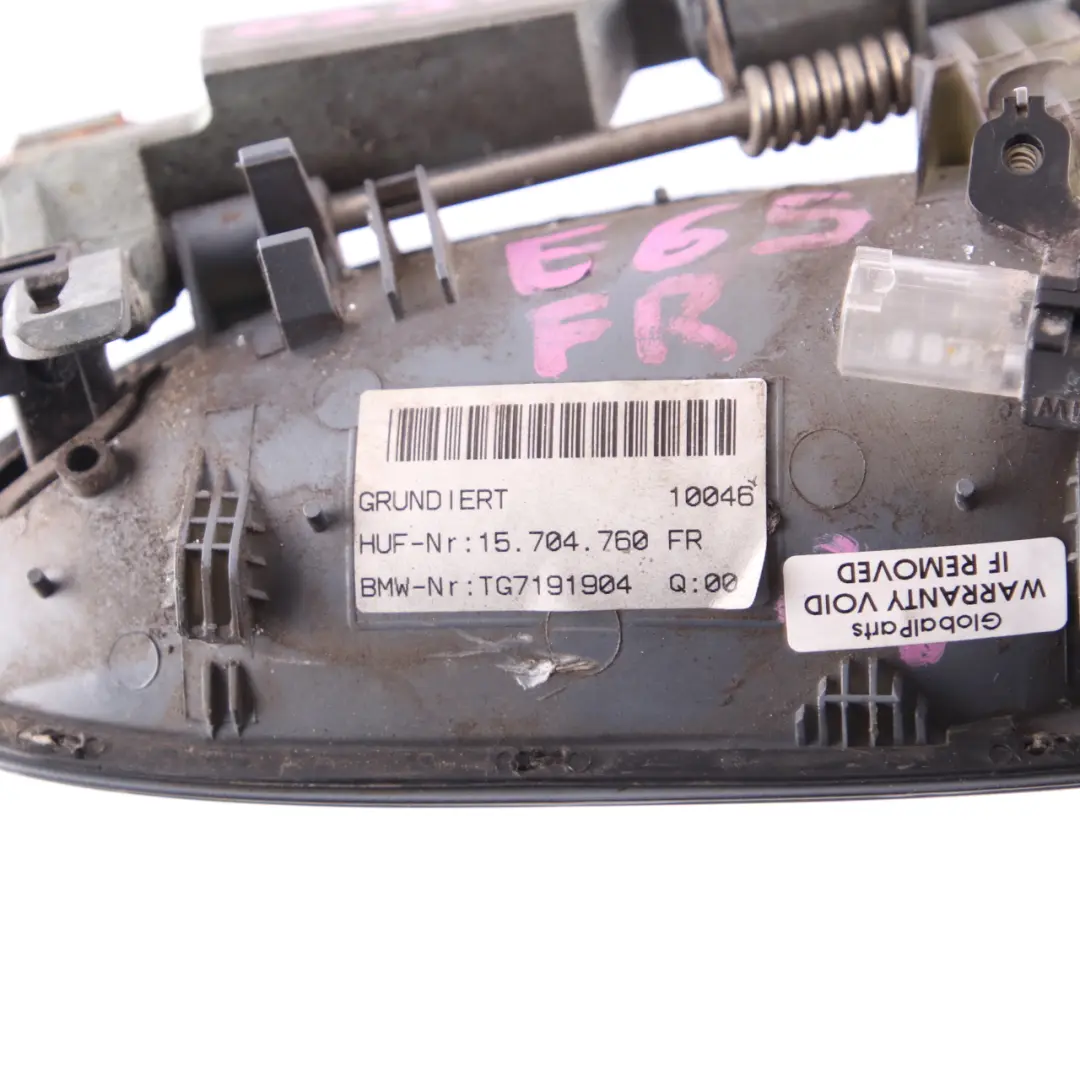 Front Right Grab Handle Door Opener O/S Black Sapphire Metallic - 475 to BMW E65 with Part number 0391088 BMW E65 Front Right Grab Handle Door Opener O/S Black Sapphire Metallic - 475 - SKU rhd-0391088-BS - Part number 0391088