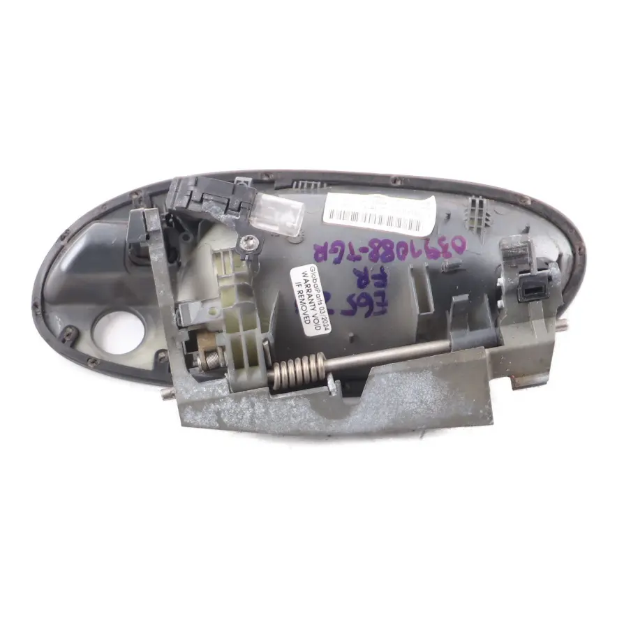BMW E65 Front Right O/S Grab Handle Door Opener Titan Grey - A36 - SKU rhd-0391088-TGR - Part number 0391088