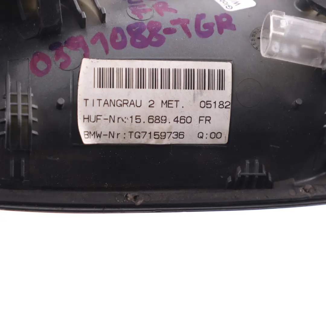 Front Right O/S Grab Handle Door Opener Titan Grey - A36 to BMW E65 with Part number 0391088 BMW E65 Front Right O/S Grab Handle Door Opener Titan Grey - A36 - SKU rhd-0391088-TGR - Part number 0391088